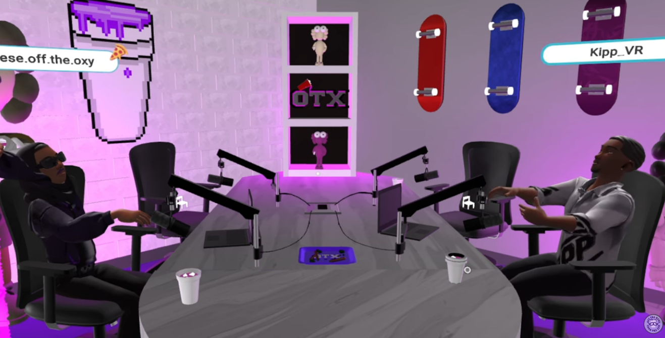 Kipp inside The Sampler — VRChat featured world